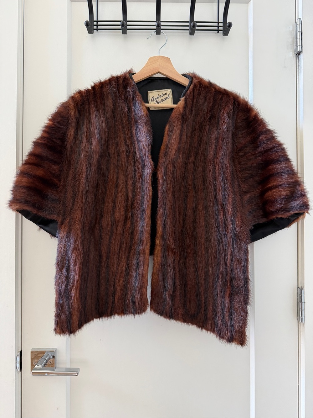 Vintage Anderson Newcomb Vintage Ladies Mink Fur Jacket Stole Coat